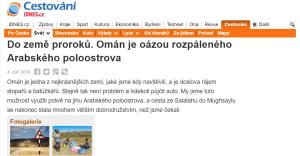 Do země proroků. Omán je oázou rozpáleného Arabského poloostrova