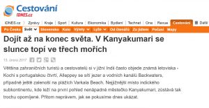 Dojít až na konec světa. V Kanyakumari se slunce topí ve třech mořích