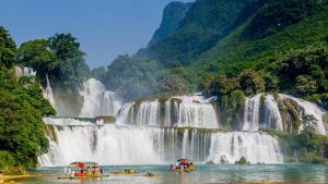 Vietnam 20 - Vandr z Cao Bang k čínské hranici a vodopádu Ban Gioc