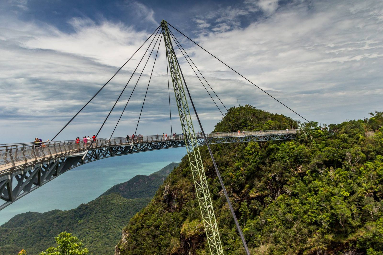 Skybridge na hoře Gunung Machinchang