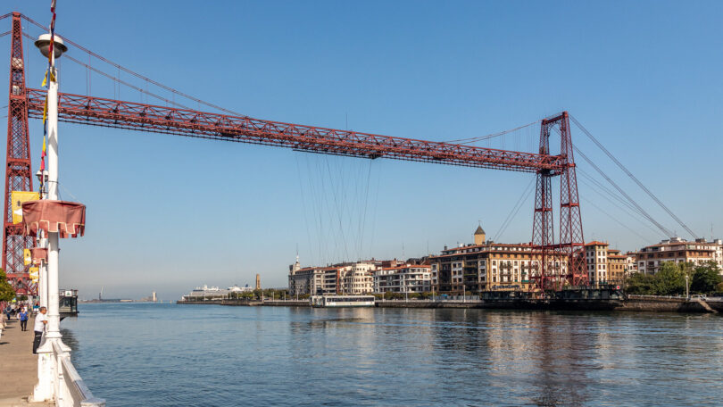 Gondolový most Puente Vizcaya